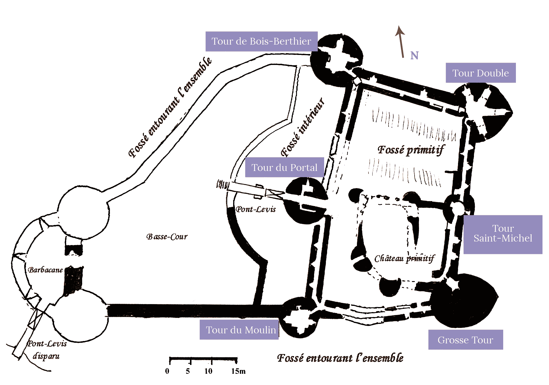 plan chateau salbart